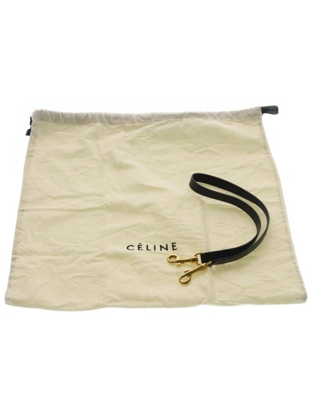 Celine Belt Bag Micro Leather 2-Way Black Gold - Picture 6 of 6